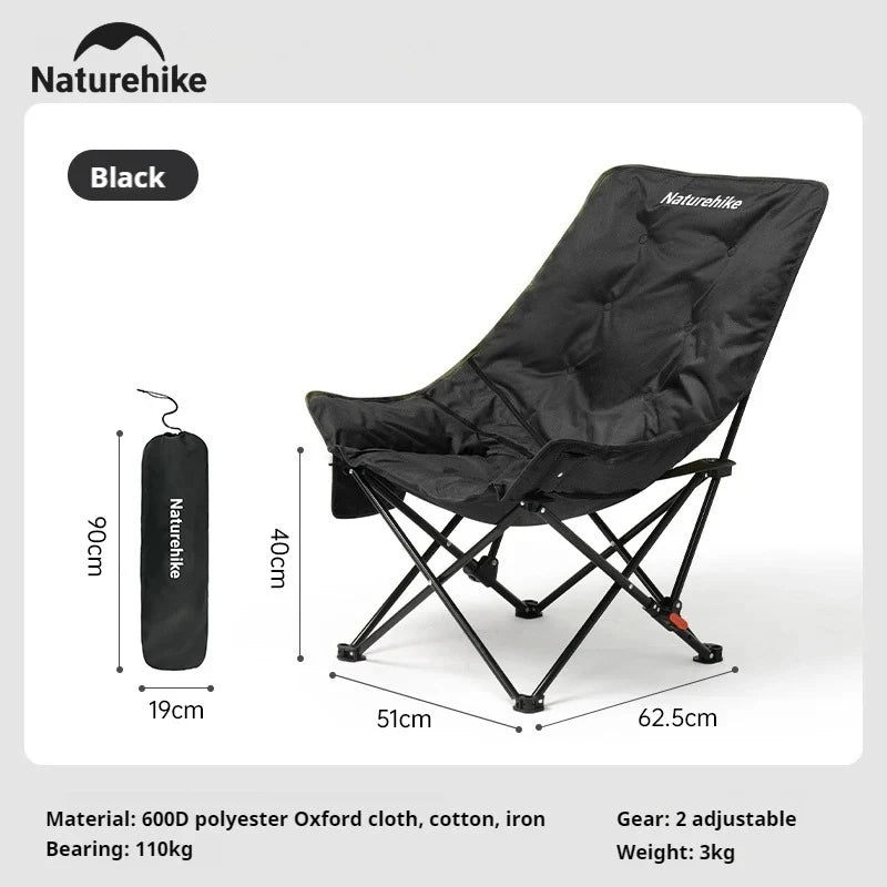 Naturehike High Back Moon Chair For Camping And Outdoor Leisure