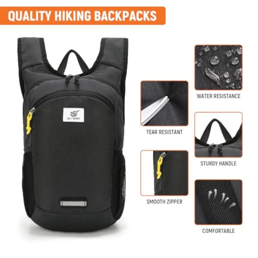 Hiking Backpack Foldable Lightweight Daypack Packable For Travel