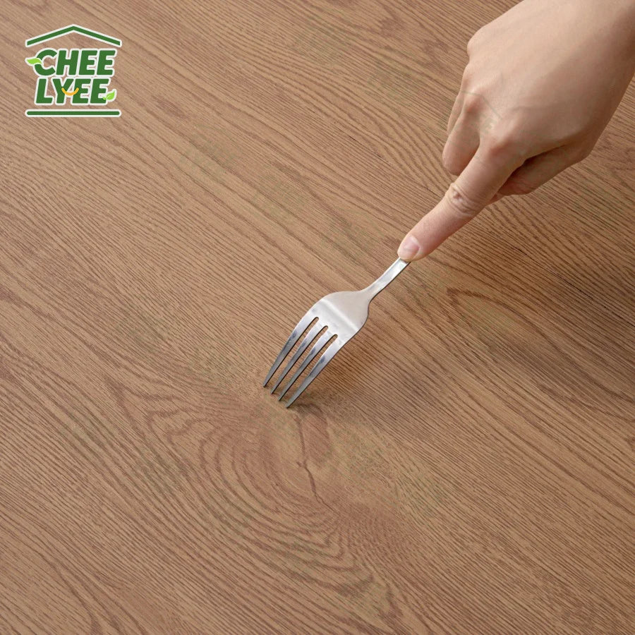 Self Adhesive Wall And Floor Sticker Wood Grain Marble Design 2 Rolls