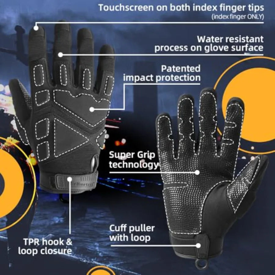 Series Tactical Gloves Touchscreen Anti Slip For Motorcycle Hiking