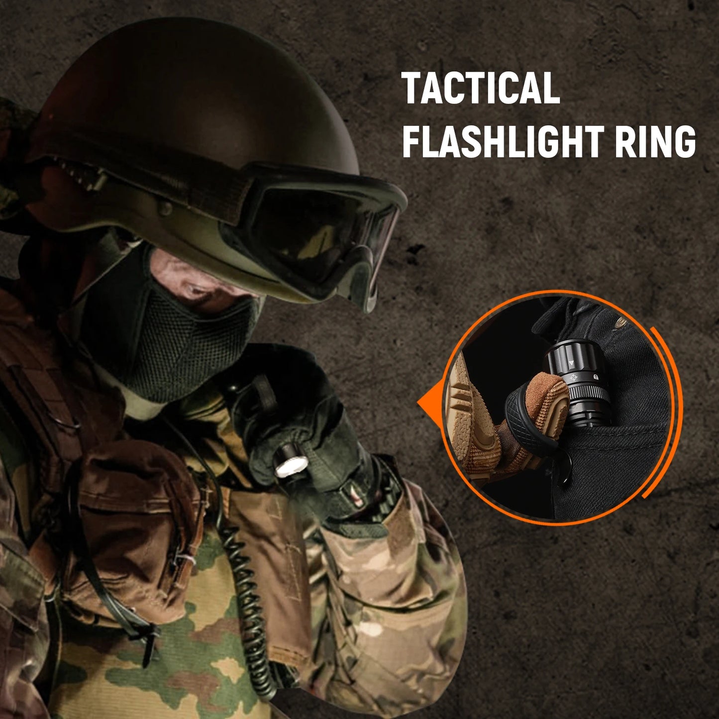 Wurkkos TD07 1300LM Tactical Flashlight With Long Throw Beam