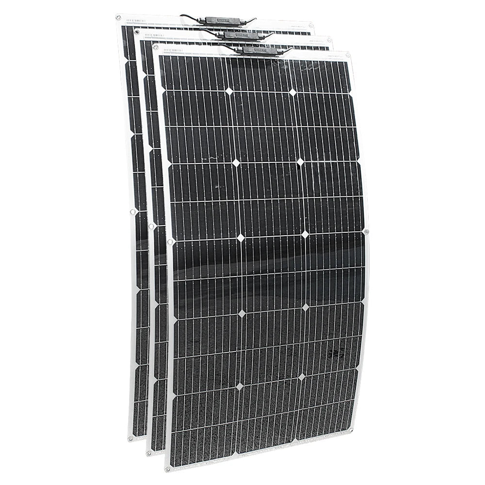 ASUNERGE 400W Flexible Monocrystalline Solar Panel Kit 12V Off Grid