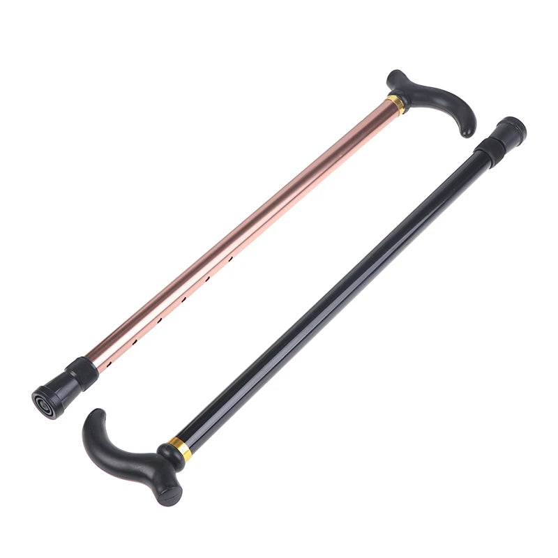Aluminum Alloy Adjustable Walking Stick Two Section With Anti Skid Handle