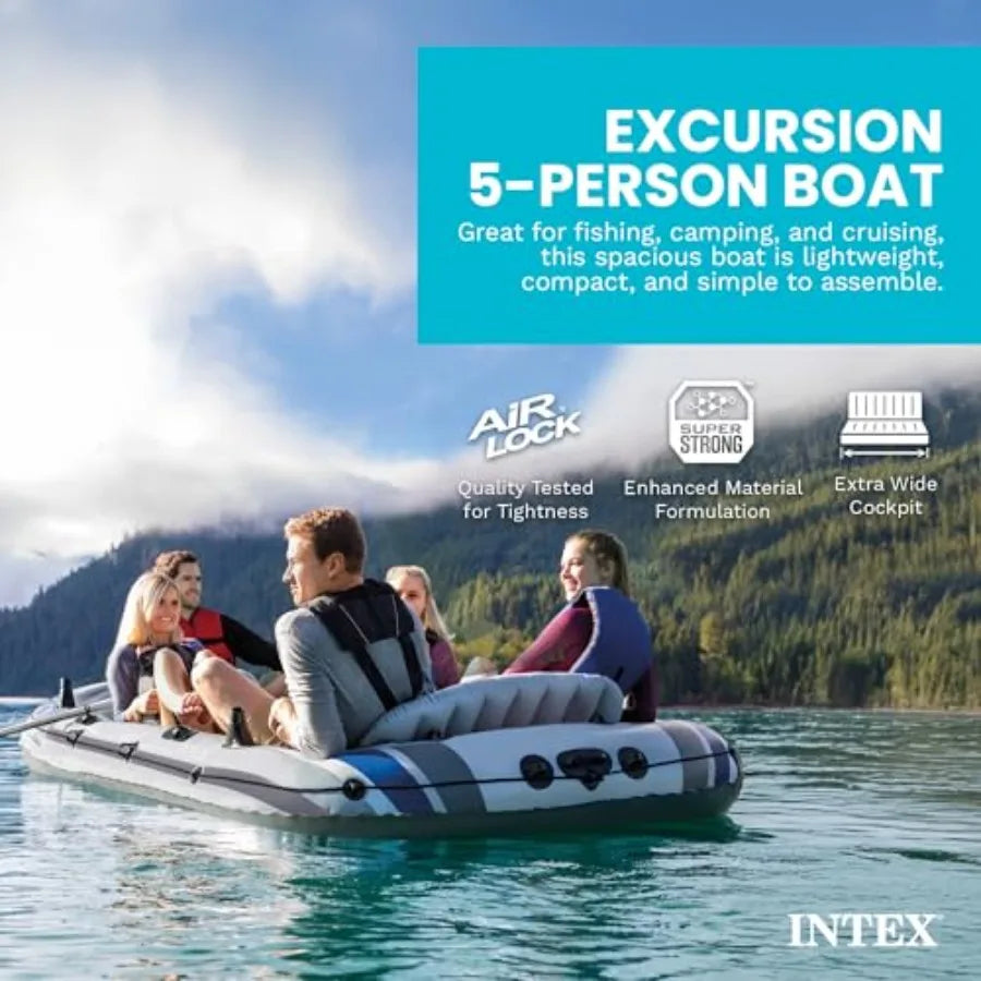 Excursion Inflatable Boat For Water Fishing And Rafting