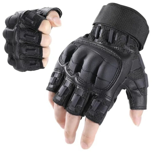 Fingerless Tactical Gloves For Men Airsoft Motorcycle Cycling Outdoor