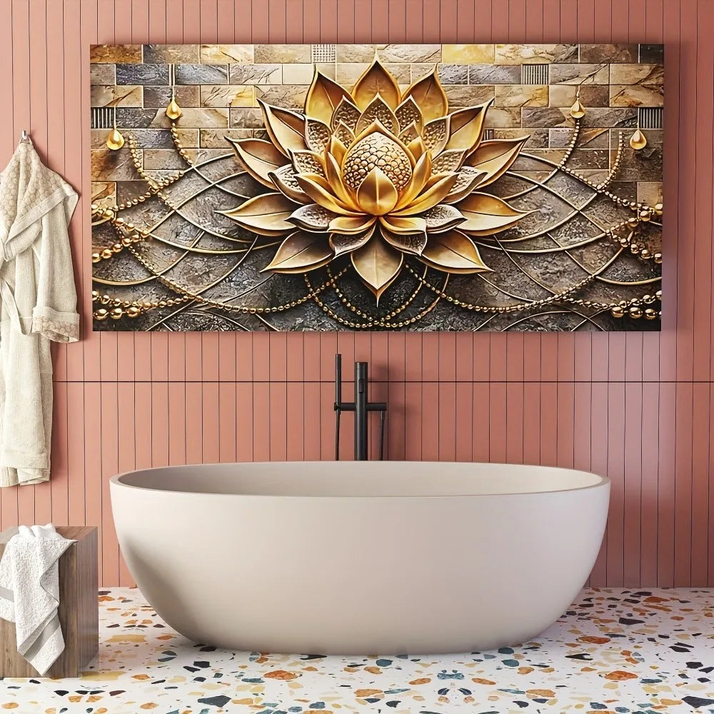 Modern Abstract Floral Canvas Art for Elegant Home Decor Display